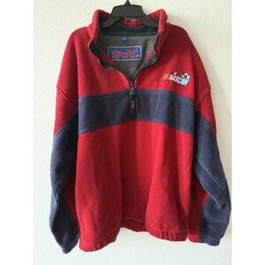 Dunbrooke Sport Men's Vintage NASCAR Racing 1/4 Zip Pullover Fleece Jacket, L